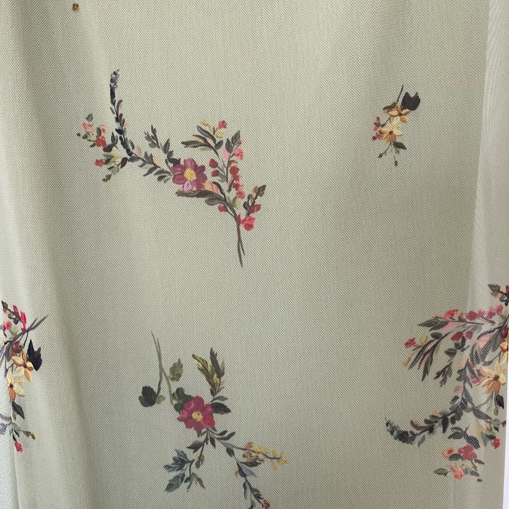 Zara Floral Sage Maxi Dress - Picture 2 of 11